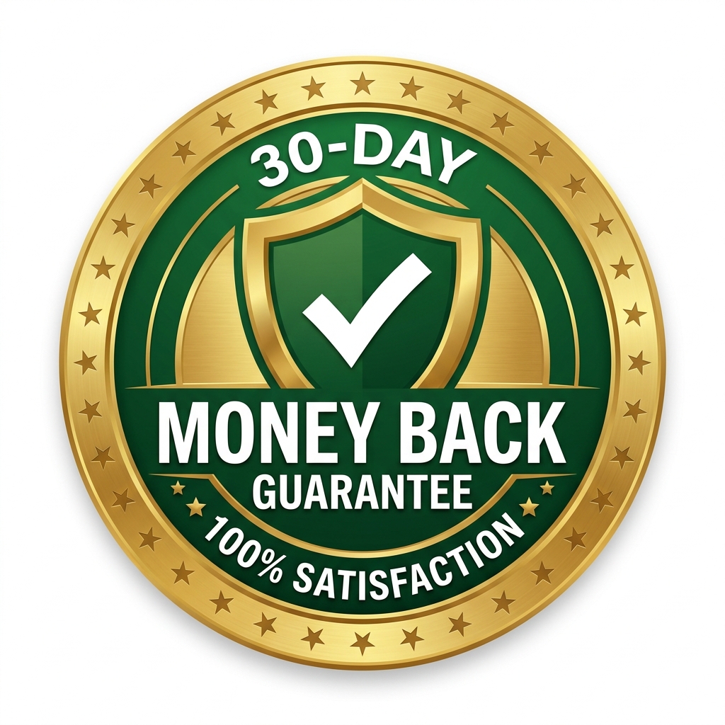 30-day money back guarantee